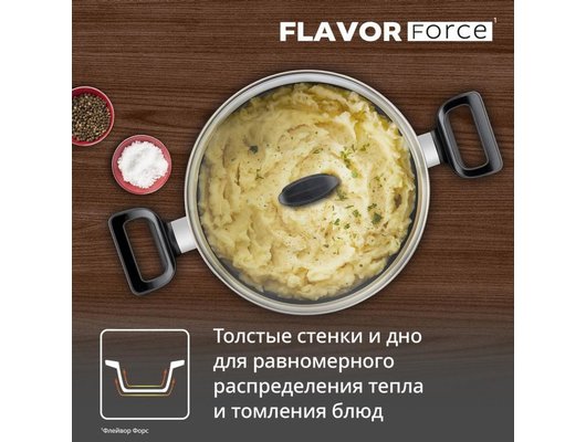 Кастрюля TEFAL Flavour Force 3.1 л E2774474/E2904474